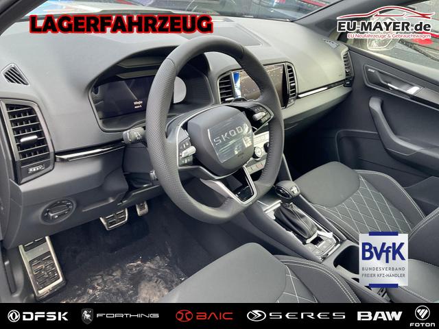 Skoda Karoq - Sportline 1.5 TSI DSG Sportline, AHK, Navi, CANTON, Matrix, AreaView, Side, Kamera, el. Klappe, FS-beheizbar