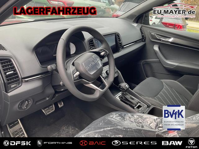 Skoda Karoq - Sportline 1.5 TSI DSG Sportline, Pano, AHK, Navi, Matrix, AreaView, Side, FS-beheizbar, Winter, 19-Zoll