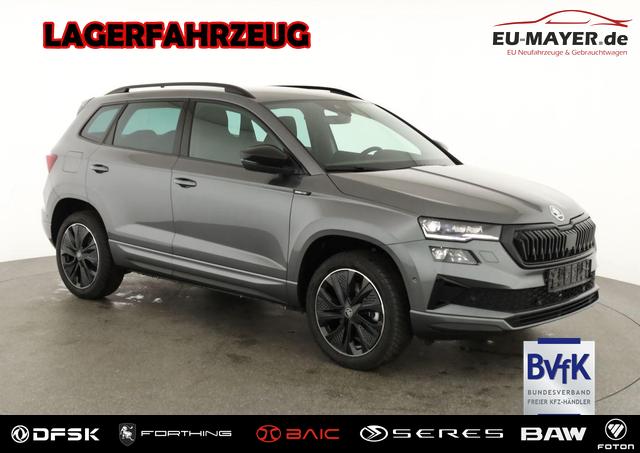 Skoda Karoq - Sportline 1.5 TSI DSG Sportline, AHK, Navi, CANTON, Matrix, AreaView, Side, Kamera, el. Klappe, FS-beheizbar