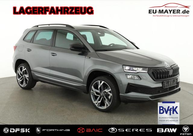 Skoda Karoq - Sportline 1.5 TSI DSG Sportline, Pano, AHK, Navi, CANTON, Matrix, AreaView, Side, FS-beheizbar, 19-Zoll