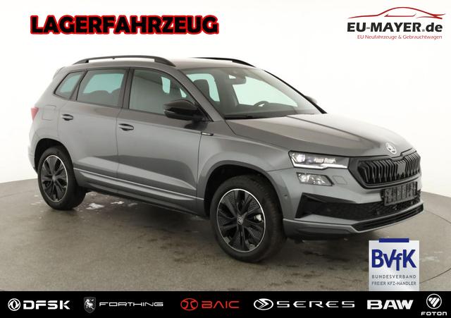 Skoda Karoq - Sportline 4x4 2.0 TDI DSG Sportline, AHK, Navi, Matrix, AreaView, Side, Kamera, el. Klappe, FS-beheizbar, Winter