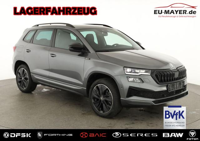 Skoda Karoq - Sportline 4x4 2.0 TDI DSG Sportline, Pano, AHK, Navi, Matrix, AreaView, Side, Kamera, el. Klappe, FS-beheizbar, Winter