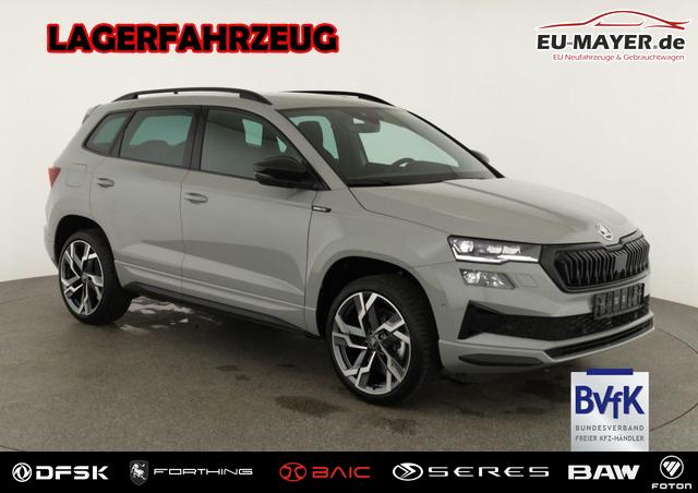 Skoda Karoq - Sportline 1.5 TSI DSG Sportline, Pano, AHK, Navi, CANTON, Matrix, AreaView, Side, FS-beheizbar, 19-Zoll
