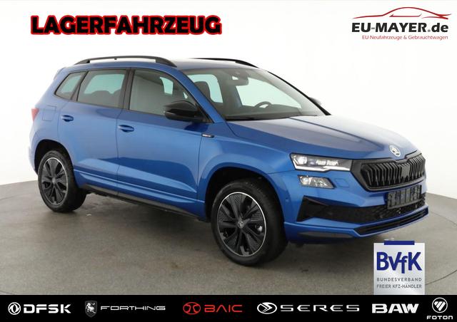 Skoda Karoq - Sportline 1.5 TSI DSG Sportline, Pano, AHK, Navi, CANTON, Matrix, AreaView, Side, FS-beheizbar