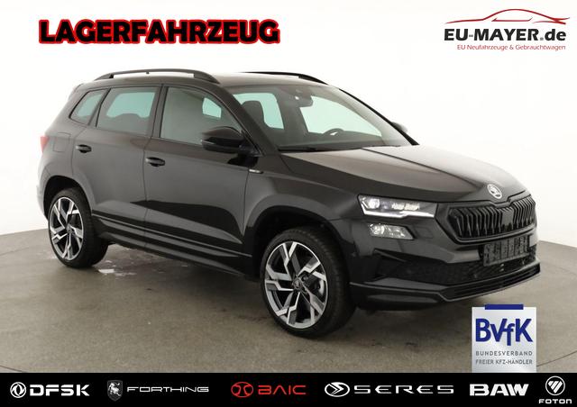 Skoda Karoq - Sportline 1.5 TSI DSG Sportline, Pano, AHK, Navi, Matrix, AreaView, Side, FS-beheizbar, Winter, 19-Zoll