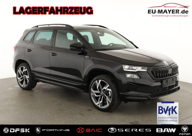 Skoda Karoq - Sportline 4x4 2.0 TSI DSG Sportline, Pano, AHK, Navi, Matrix, Side, Winter, 5 J.-Garantie