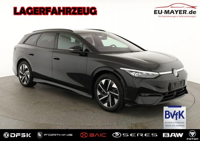 Volkswagen ID.7 Kombi - Pro 210 kW Tourer Black, AHK, HuD, IQ.Light, IQ.Drive, AreaView, Side, Winter, 19-Zoll