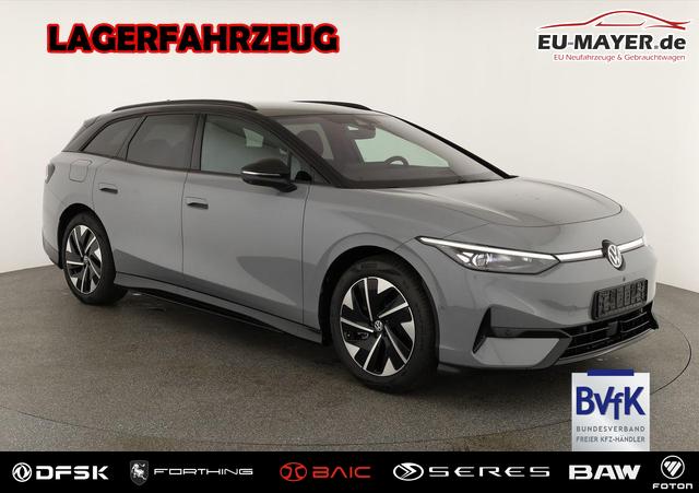 Volkswagen ID.7 - Pro 210 kW Tourer Black, AHK, HuD, IQ.Light, IQ.Drive, AreaView, Side, Winter, 19-Zoll