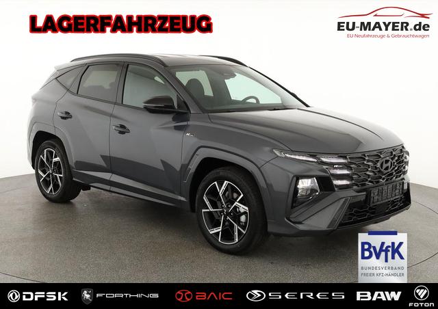 Hyundai TUCSON - 1.6 T-GDI DCT 4WD N-LINE, AHK, el. Klappe, Teilleder, Navi, Kamera, ACC