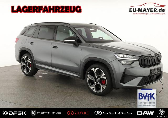 Skoda Kodiaq - 2.0 TSI 195 kW 4x4 RS DSG RS, AHK, Navi, Matrix, Canton, Side, FS-beheizbar, el. Klappe, Kamera, 20-Zoll, 5 J.-Garantie