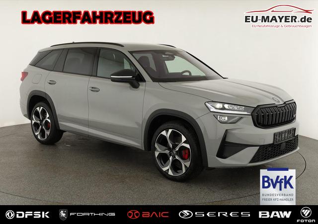 Skoda Kodiaq - 2.0 TSI 195 kW 4x4 RS DSG RS, AHK, Navi, Matrix, Canton, Side, FS-beheizbar, el. Klappe, Kamera, 20-Zoll, 5 J.-Garantie