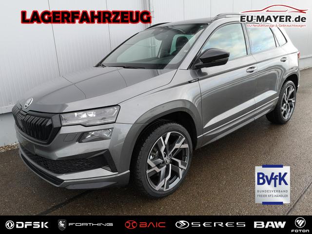 Skoda Karoq - Sportline 2.0TDI DSG 4x4 AHK Matrix Pano Sound Leder 19 Zoll
