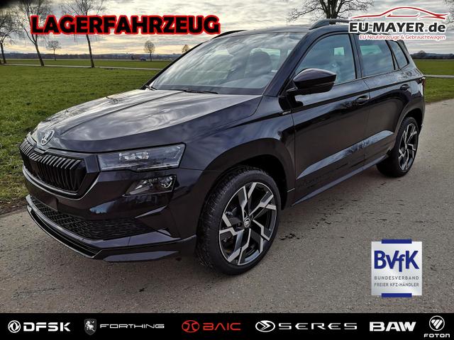 Skoda Karoq - Sportline 2.0TDI DSG 4x4 AHK Matrix Leder 19 Zoll