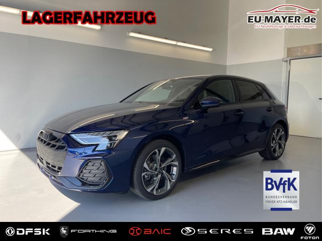 Audi A3 Sportback - S line TFSI quattro GV3+AHK+Alu18+Navi+Cam+eHeck+Sound+ACC+OptikSchwarz