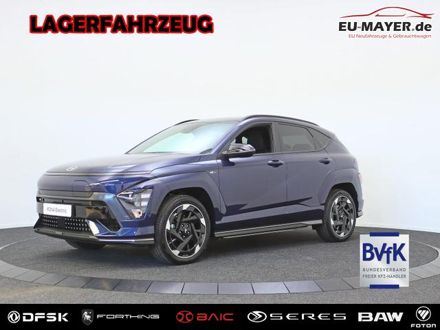 Hyundai KONA Elektro - N-Line 64,8 kWh / Bose ACC PDC V&H + Kamera Keyless Sitz Lenkradheiz. LED Alu 19"