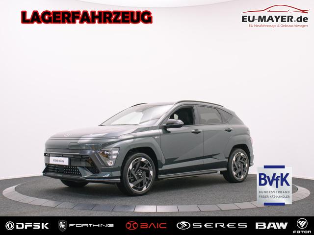 Hyundai KONA Elektro - N-Line 64,8 kWh / Bose ACC PDC V&H + Kamera Keyless Sitz Lenkradheiz. LED Alu 19"