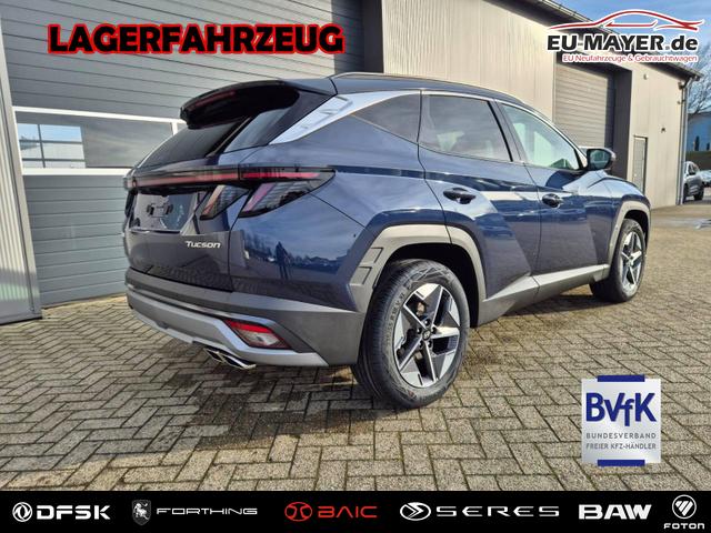 Hyundai TUCSON - Trend 1.6 T-GDI 150PS Automatik TZ 2026 Teil-Leder Sitzheizung v+h Lenkradheizung Klimaautomatik Navi Touchscreen DAB+ Apple CarPlay + Android Auto PDC R&uuml;ckf.-Kamera Matrix-LED-Scheinw.