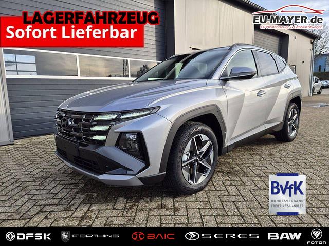 Hyundai TUCSON - Trend 1.6 T-GDI 150PS Automatik TZ 2026 Teil-Leder Sitzheizung v+h Lenkradheizung Klimaautomatik Navi Touchscreen DAB+ Apple CarPlay + Android Auto PDC R&uuml;ckf.-Kamera Matrix-LED-Scheinw.