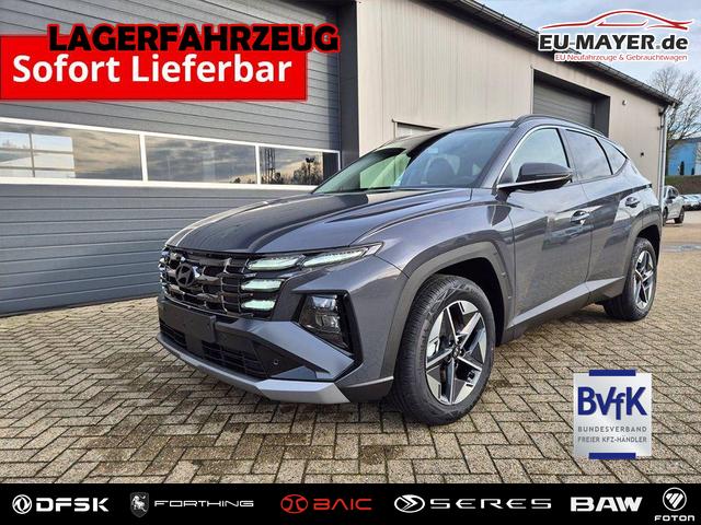 Hyundai TUCSON - Trend 1.6 T-GDI 150PS Automatik TZ 2026 Teil-Leder Sitzheizung v+h Lenkradheizung Klimaautomatik Navi Touchscreen DAB+ Apple CarPlay + Android Auto PDC R&uuml;ckf.-Kamera Matrix-LED-Scheinw.