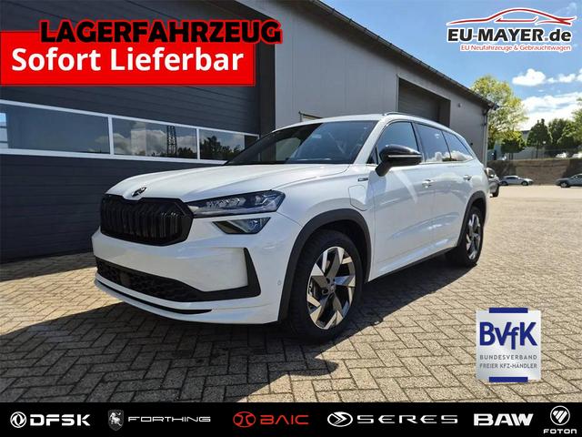 Skoda Kodiaq - Sportline 1.5 TSI 204PS PHEV DSG schwenkb. AHK elektr. PanoDach HUD Alcantara PDC v+h 360&deg;Kamera CANTON Sound Klimaautomatik Sitzheizung Lenkradheizung Navi Apple CarPlay Android Auto 2xKeyless 19"LM vollelektr. Reichweite 116KM