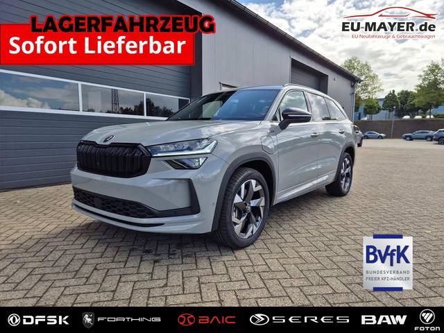 Skoda Kodiaq - Sportline 1.5 TSI 204PS PHEV DSG schwenkb. AHK elektr. PanoDach HUD Alcantara PDC v+h 360&deg;Kamera CANTON Sound Klimaautomatik Sitzheizung Lenkradheizung Navi Apple CarPlay Android Auto 2xKeyless 19"LM vollelektr. Reichweite 116KM