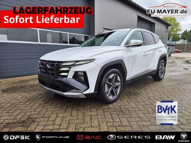 Hyundai TUCSON - Trend 1.6 T-GDI 150PS Automatik TZ 2026 Teil-Leder Sitzheizung v+h Lenkradheizung Klimaautomatik Navi Touchscreen DAB+ Apple CarPlay + Android Auto PDC R&uuml;ckf.-Kamera Matrix-LED-Scheinw.