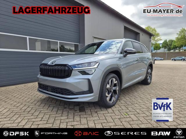 Skoda Kodiaq - Sportline 1.5 TSI 204PS PHEV DSG schwenkb. AHK elektr. PanoDach HUD Alcantara PDC v+h 360&deg;Kamera CANTON Sound Klimaautomatik Sitzheizung Lenkradheizung Navi Apple CarPlay Android Auto 2xKeyless 19"LM vollelektr. Reichweite 116KM