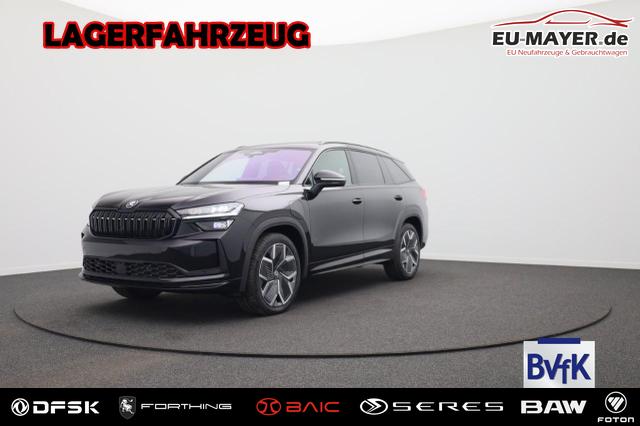 Skoda Kodiaq - Sportline 1.5 TSI 204PS PHEV DSG Sitzheizung v+h Frontscheibe beheizb. 20"LM schwenkb. AHK elektr. PanoDach Alcantara PDC R&uuml;ckf.Kamera Klimaautomatik Lenkradheizung Navi Apple CarPlay Android Auto 2xKeyless vollelektr. Reichweite 116KM