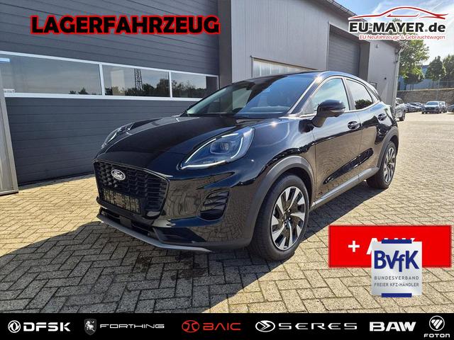 Ford Puma - Titanium 1.0 Hybrid 125PS Autom. abnehm. AHK ACC 4xKamera Klimaautomatik Sitzheizung Lenkradheizung Frontscheibe beheizb. LED-Scheinwerfer SYNC4 Bluetooth Apple CarPlay Android Auto PDC v+h