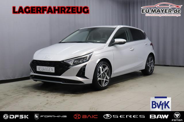 Hyundai i20 - Trend Line 1.0 T-GDi 74kW, 5-Jahre Herstellergarantie, Infotainment-Paket, Panorama Glas- Schiebedach, 8" Infotainmentsystem, AppleCarPlay&Android Auto, Radio DAB, R&uuml;ckfahrkamera, Tempomat, Spurhalteassistent, Nebelscheinwerfer, 17" Leichtmetallfelgen, uvm.