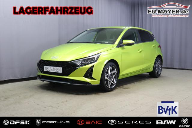 Hyundai i20 - Trend Line 1.0 T-GDi 74kW, 5-Jahre Herstellergarantie, Infotainment-Paket, Winter-Paket, 8" Infotainmentsystem, AppleCarPlay&Android Auto, Radio DAB, R&uuml;ckfahrkamera, Tempomat, Spurhalteassistent, Nebelscheinwerfer, 17" Leichtmetallfelgen, uvm.