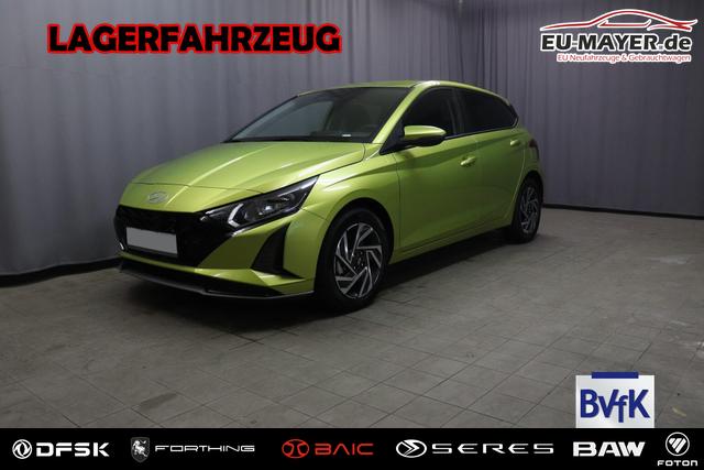 Hyundai i20 - Family 1.0 T-GDI 73 kW (100 PS) Navigationssystem, Klimaautomatik, Sitzheizung, Lenkradheizung, Radio mit DAB, Apple CarPlay & Android Auto, R&uuml;ckfahrkamera, Einparkhilfe hinten, Lichtsensor, Spurassistent, Fernlichtassistent, Verkehrszeichenassistent uvm.
