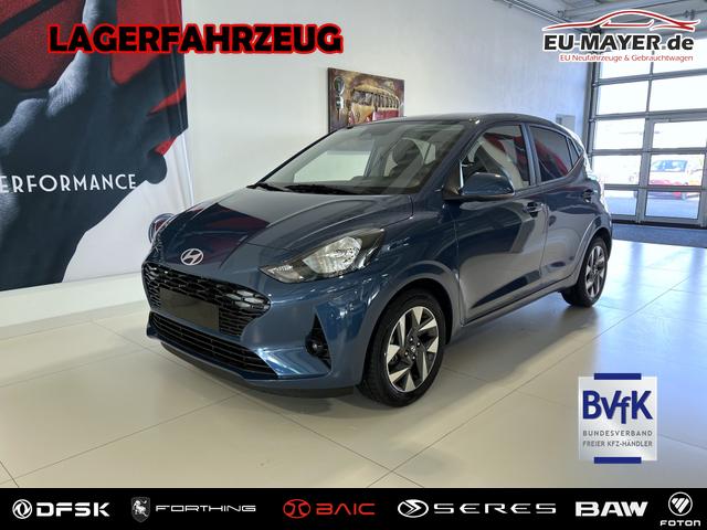 Hyundai i10 - GO+ 1.2 MT 58 kW (79 PS) Klimaautomatik, Navigationssystem, Apple CarPlay & Android Auto, Sitzheizung, Lenkradheizung, Einparkhilfe hinten, R&uuml;ckfahrkamera, Privacy Glass, 15" Leichtmetallfelgen, uvm.