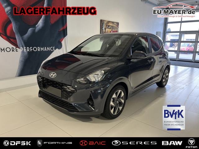 Hyundai i10 - GO+ 1.2 MT 58 kW (79 PS) Klimaautomatik, Navigationssystem, Apple CarPlay & Android Auto, Sitzheizung, Lenkradheizung, Einparkhilfe hinten, R&uuml;ckfahrkamera, Privacy Glass, 15" Leichtmetallfelgen, uvm.