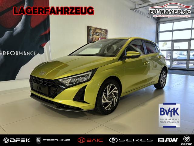 Hyundai i20 - GO+ 1.0 T-GDI DCT 74 kW (100PS) Navigationssystem, Klimaautomatik, R&uuml;ckfahrkamera, DAB, Apple CarPlay, Android Auto, Sitzheizung, Lenkradheizung, Spurassistent, Tempolimit-Assistent, 16"-Leichtmetallfelgen, Virtual Cockpit,