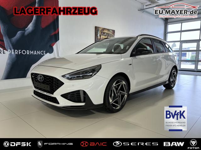 Hyundai i30 - N Line 1.5 T-GDI 48V 7DCT 103 kW / 140 PS Adaptiver Tempomat, Toter-Winkel-Assistent, 2-Zonen Klimaautomatik, Lenkradheizung, Sitzheizung, Navigationssystem, Radio DAB, Apple CarPlay, Android Auto, Induktionsladen, 18" Leichtmetallfelgen, uvm.