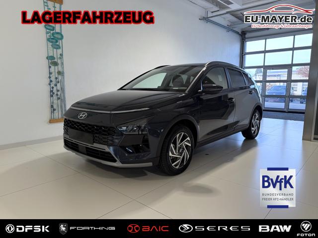 Hyundai BAYON - GO+ 1.0 T-GDI DCT 74 kW (101 PS) Toter-Winkel-Assistent, Induktive Ladestation, Comfort-Paket, Lenkradheizung, Sitzheizung, DAB, Android Auto, Apple CarPlay, Navigationssystem, LED-Scheinwerfer, Einparkhilfe, R&uuml;ckfahrkamera, uvm.