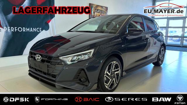 Hyundai i20 - N Line 1.0 T-GDI DCT 73 kW (100 PS) Lenkradheizung, Sitzheizung, Klimaautomatik, DAB, Android Auto, Apple CarPlay, Navigationssystem, Virtual Cockpit, Einparkhilfe vorne und hinten, R&uuml;ckfahrkamera, 17 Zoll Leichtmetallfelgen, uvm.