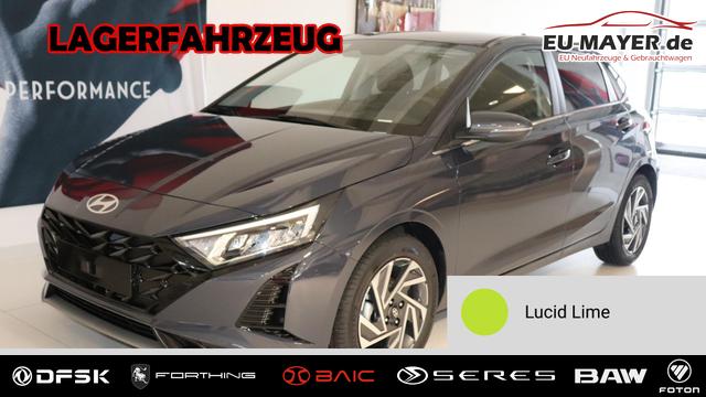 Hyundai i20 - GO+ 1.2 MPI 58 kW (79 PS) Navigationssystem, Klimaautomatik, R&uuml;ckfahrkamera, DAB, Apple CarPlay, Android Auto, Sitzheizung, Lenkradheizung, Spurassistent, Tempolimit-Assistent, 16"-Leichtmetallfelgen, Virtual Cockpit, uvm.