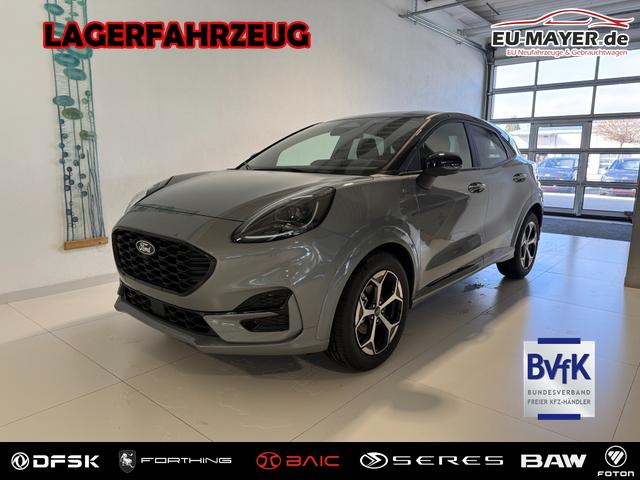 Ford Puma - ST-Line 1,0 l EcoBoost Hybrid 92 kW (125 PS) Winter-Paket, Komfort-Paket, Lenkradheizung, Sitzheizung, Klimaautomatik, Radio, DAB, Android Auto, Apple CarPlay, Bluetooth, Navigationssystem, Elektrische Heckklappe, 17 Zoll Leichtmetallfelgen, uvm.