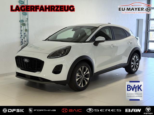 Ford Puma - Titanium 1.0 EcoBoost Hybrid 92 kW (125 PS) Lenkradheizung, Sitzheizung, DAB, Navigationssystem, Radio, Apple CarPlay, Android Auto, Einparkhilfe hinten, R&uuml;ckfahrkamera, Verkehrsschild-Erkennungssystem, 17"-LM-Felgen, uvm.