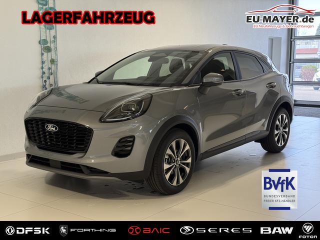 Ford Puma - Titanium 1.0 EcoBoost Hybrid 92 kW (125 PS) Lenkradheizung, Sitzheizung, DAB, Navigationssystem, Radio, Apple CarPlay, Android Auto, Einparkhilfe hinten, R&uuml;ckfahrkamera, Verkehrsschild-Erkennungssystem, 17"-LM-Felgen, uvm.