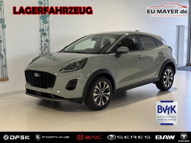 Ford Puma - Titanium 1.0 EcoBoost Hybrid 92 kW (125 PS) Lenkradheizung, Sitzheizung, DAB, Navigationssystem, Radio, Apple CarPlay, Android Auto, Einparkhilfe hinten, R&uuml;ckfahrkamera, Verkehrsschild-Erkennungssystem, 17"-LM-Felgen, uvm.