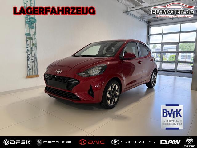 Hyundai i10 - GO+ 1.2 MT 58 kW (79 PS) Klimaautomatik, Navigationssystem, Apple CarPlay & Android Auto, Sitzheizung, Lenkradheizung, Einparkhilfe hinten, R&uuml;ckfahrkamera, Privacy Glass, 15" Leichtmetallfelgen, uvm.