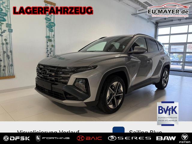 Hyundai TUCSON - GO 1.6 T-GDI 4WD DCT 132 kW (179 PS) 2-Zonen-Klimaautomatik, Sitzheizung, Lenkradheizung, Navigationssystem, DAB, Android Auto, Apple CarPlay, R&uuml;ckfahrkamera, Einparkhilfe vorne und hinten, 18 Zoll Leichtmetallfelgen, uvm.
