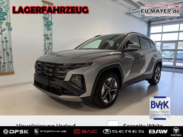 Hyundai TUCSON - GO 1.6 T-GDI 4WD DCT 132 kW (179 PS) 2-Zonen-Klimaautomatik, Sitzheizung, Lenkradheizung, Navigationssystem, DAB, Android Auto, Apple CarPlay, R&uuml;ckfahrkamera, Einparkhilfe vorne und hinten, 18 Zoll Leichtmetallfelgen, uvm.