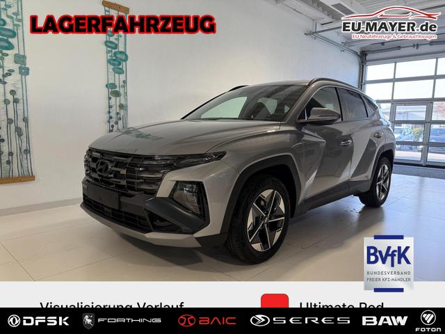Hyundai TUCSON - GO 1.6 T-GDI 4WD DCT 132 kW (179 PS) 2-Zonen-Klimaautomatik, Sitzheizung, Lenkradheizung, Navigationssystem, DAB, Android Auto, Apple CarPlay, R&uuml;ckfahrkamera, Einparkhilfe vorne und hinten, 18 Zoll Leichtmetallfelgen, uvm.