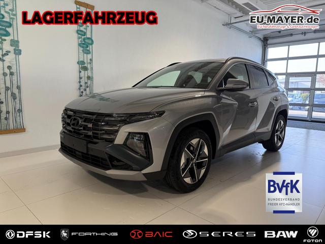 Hyundai TUCSON - GO 1.6 T-GDI 4WD DCT 132 kW (179 PS) 2-Zonen-Klimaautomatik, Sitzheizung, Lenkradheizung, Navigationssystem, DAB, Android Auto, Apple CarPlay, R&uuml;ckfahrkamera, Einparkhilfe vorne und hinten, 18 Zoll Leichtmetallfelgen, uvm.