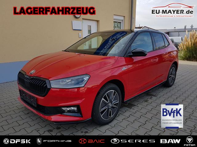 Skoda Fabia - Monte Carlo 5J. Garantie ACC Beheizbare WS Doppelter Kofferraumboden Klimaauto 16 Zoll LM Bi-LED Kamera Kessy