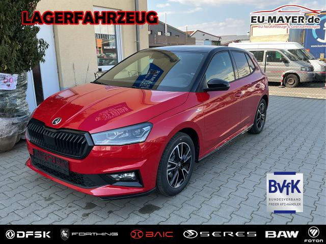 Skoda Fabia - Monte Carlo 5J. Garantie ACC Beheizbare WS Doppelter Kofferraumboden Klimaauto 16 Zoll LM Bi-LED Kamera Kessy